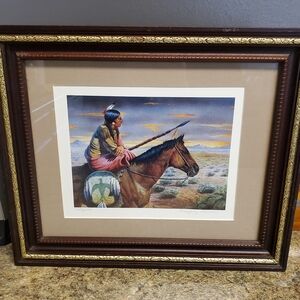 VINTAGE THE LAST FRONTIER. GREGORY PERILLO. HAND SIGNED LIMITED EDITION. 1988ART